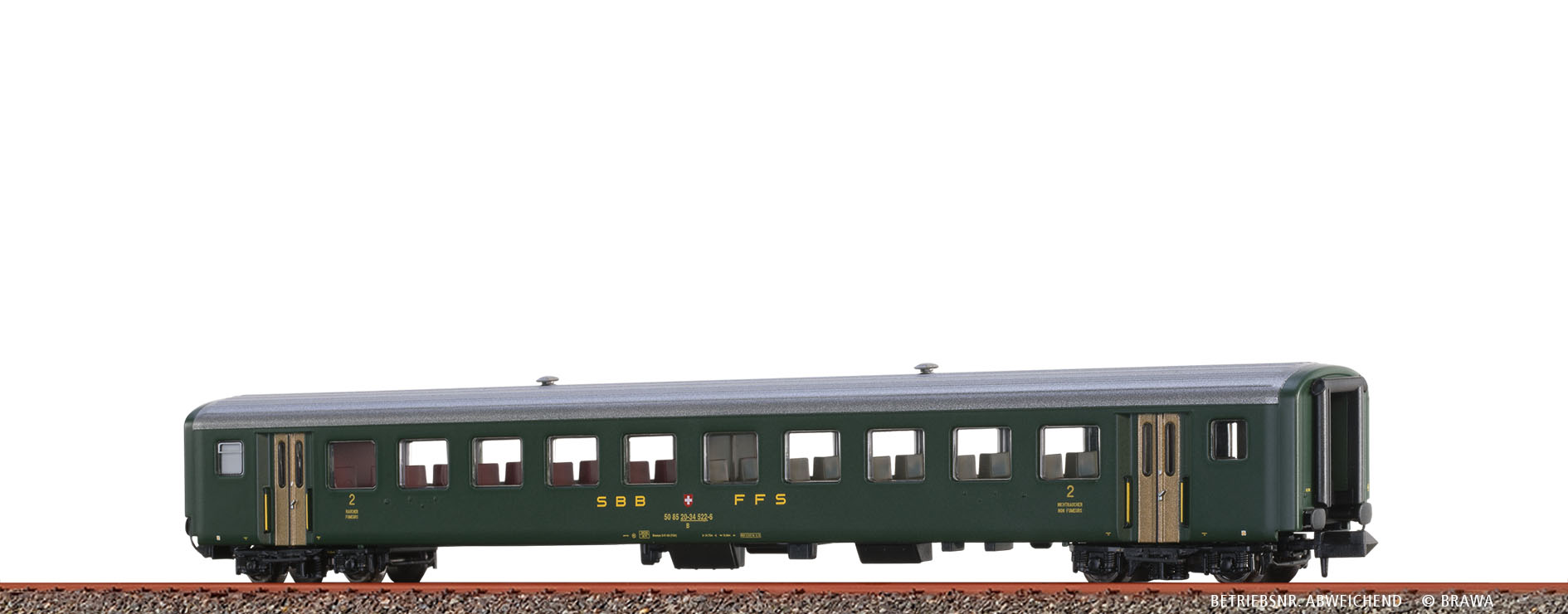 65239 SBB Einheitswagen EWII  B 2.Kl. Ep.4