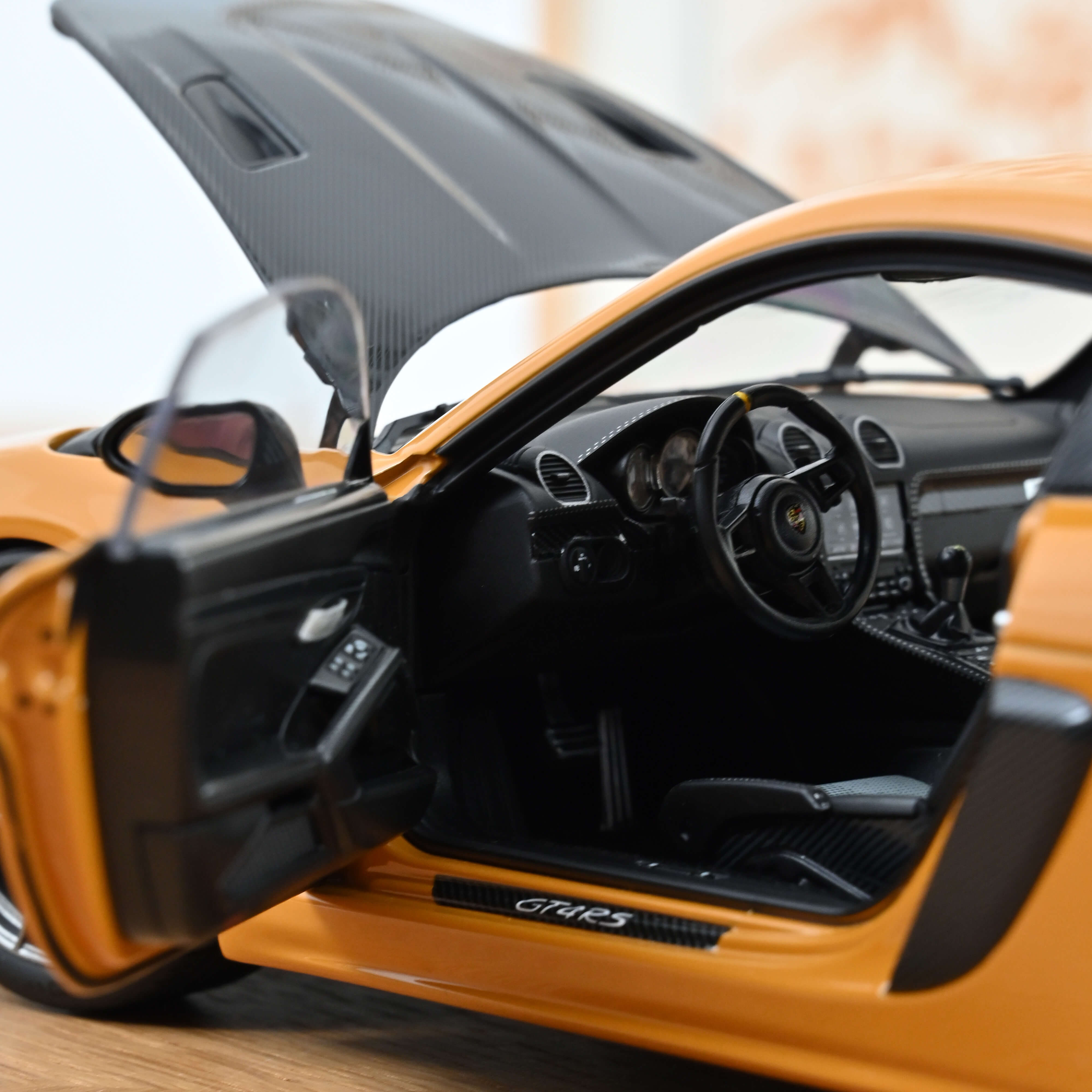 Norev 187252 Porsche Cayman GT4 RS w/Weissach yellow