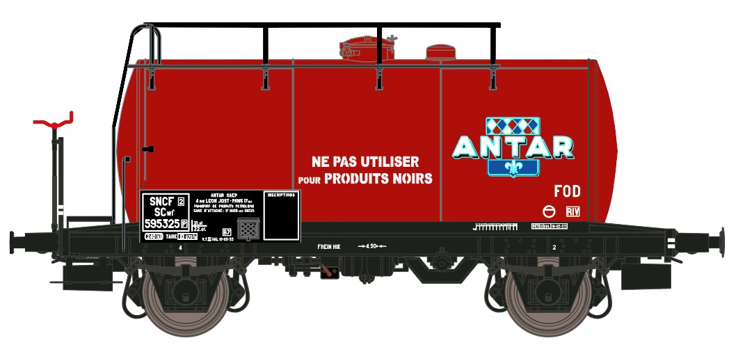 Exact-train 20535 SNCF Kesselwagen "ANTAR" Ep.3