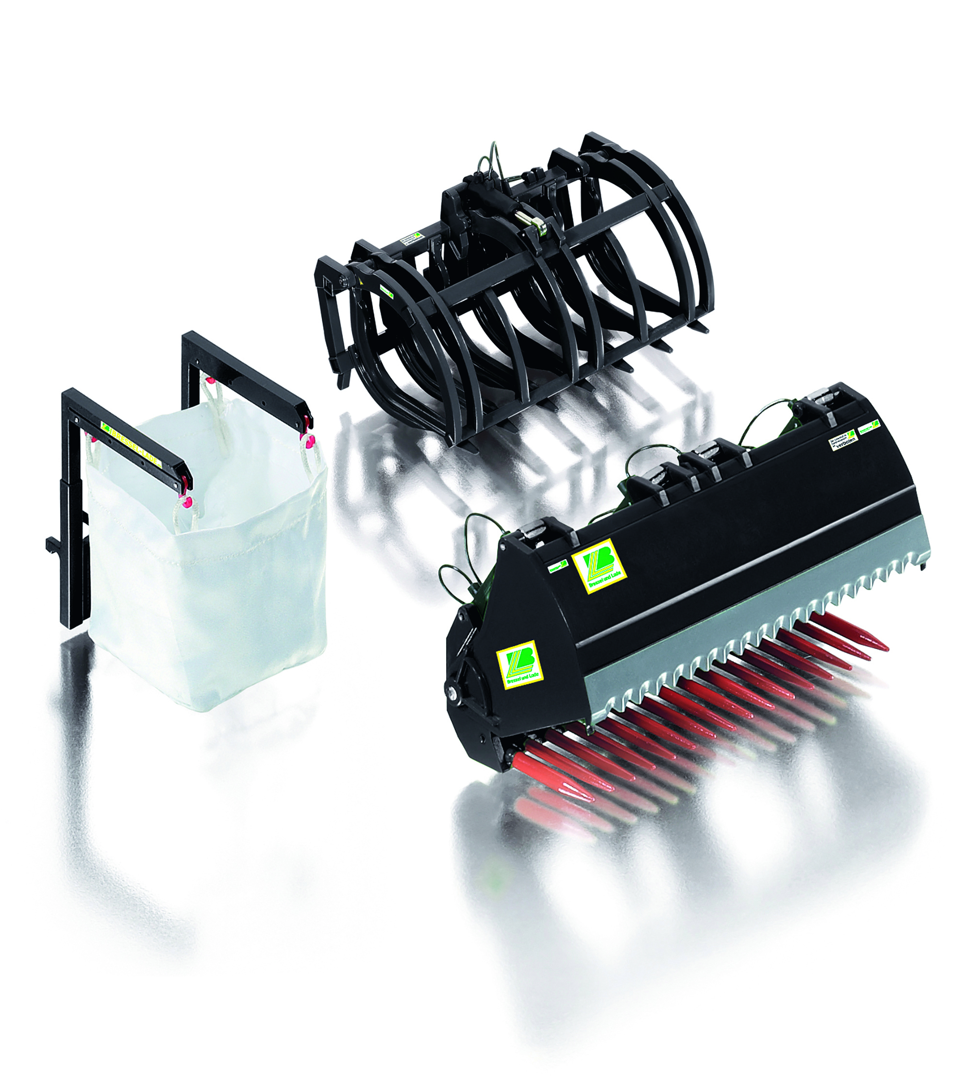 077386 Frontlader Werkzeuge Set B schwarz