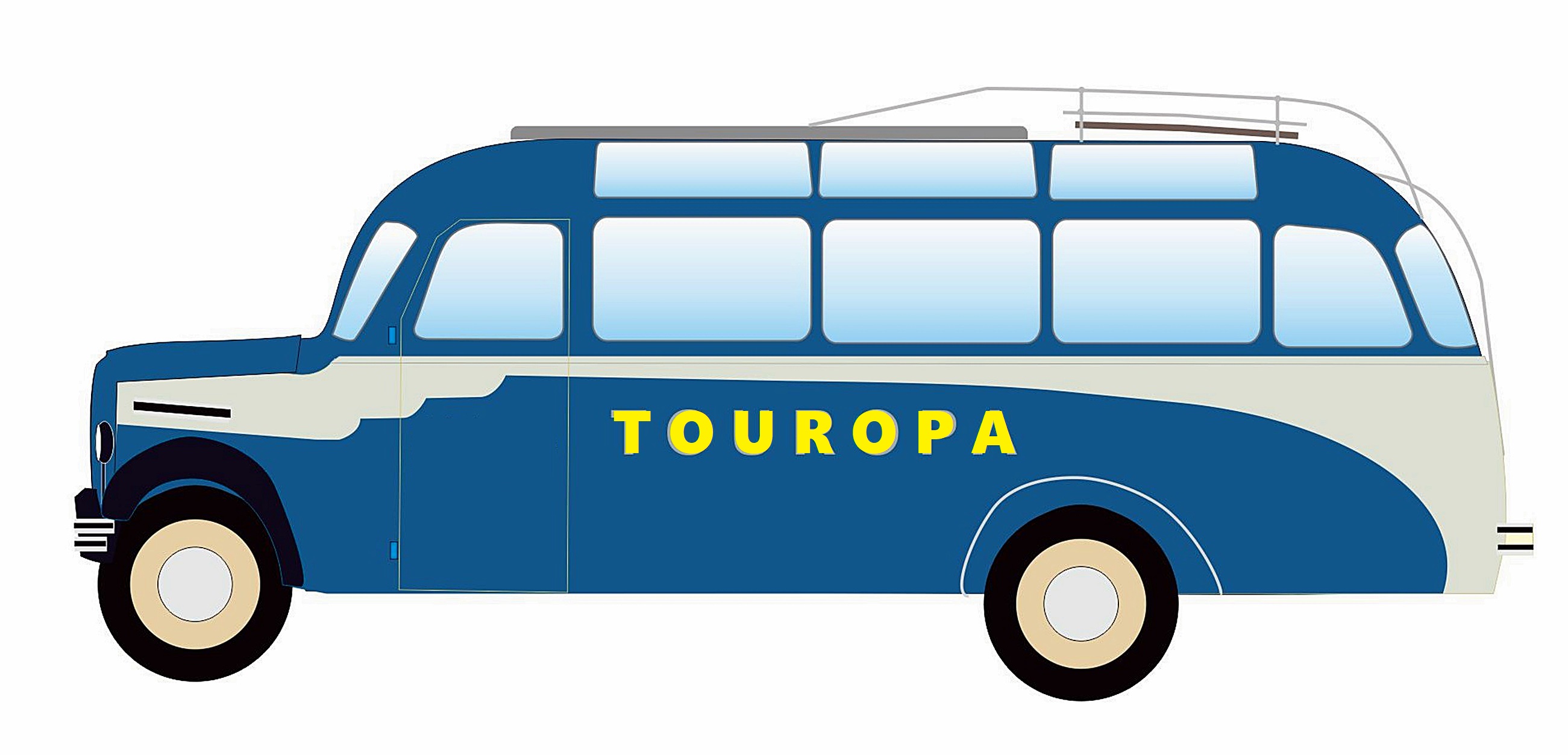 NA88055 Borgward Bus B2000 Touropa