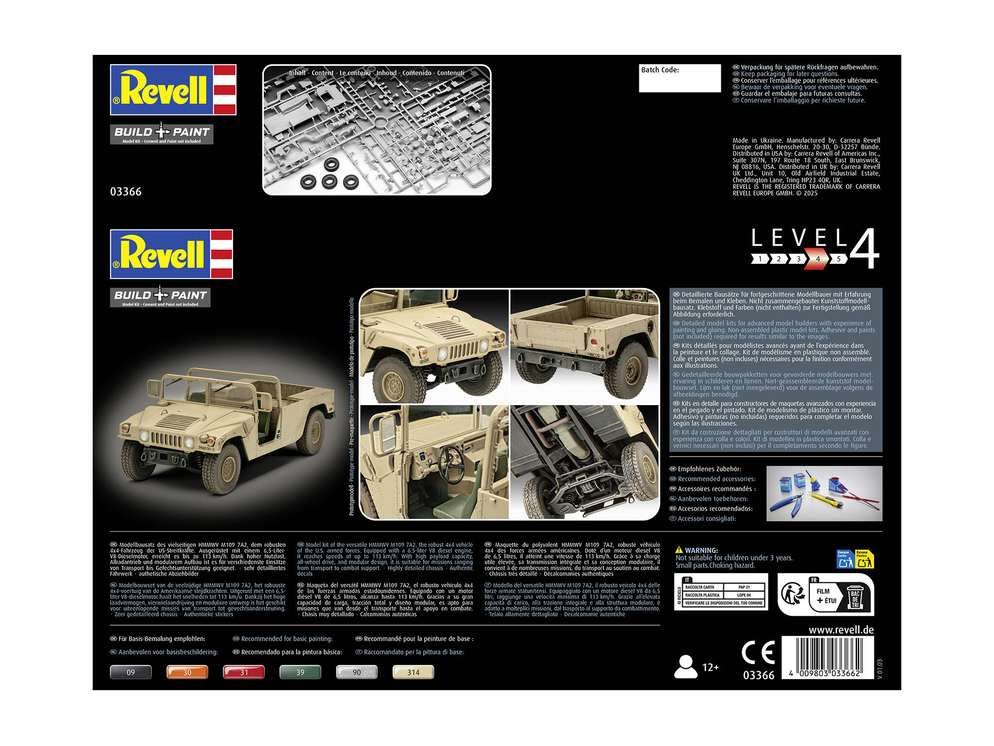 Revell 03366 HMMWV M109 7A2