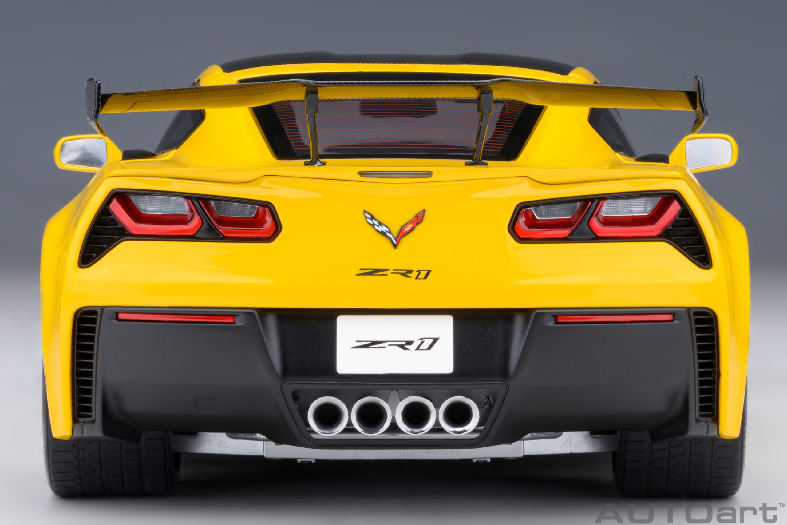 AUTOart 71278 Chevrolet Corvette ZR1 2019 gelb