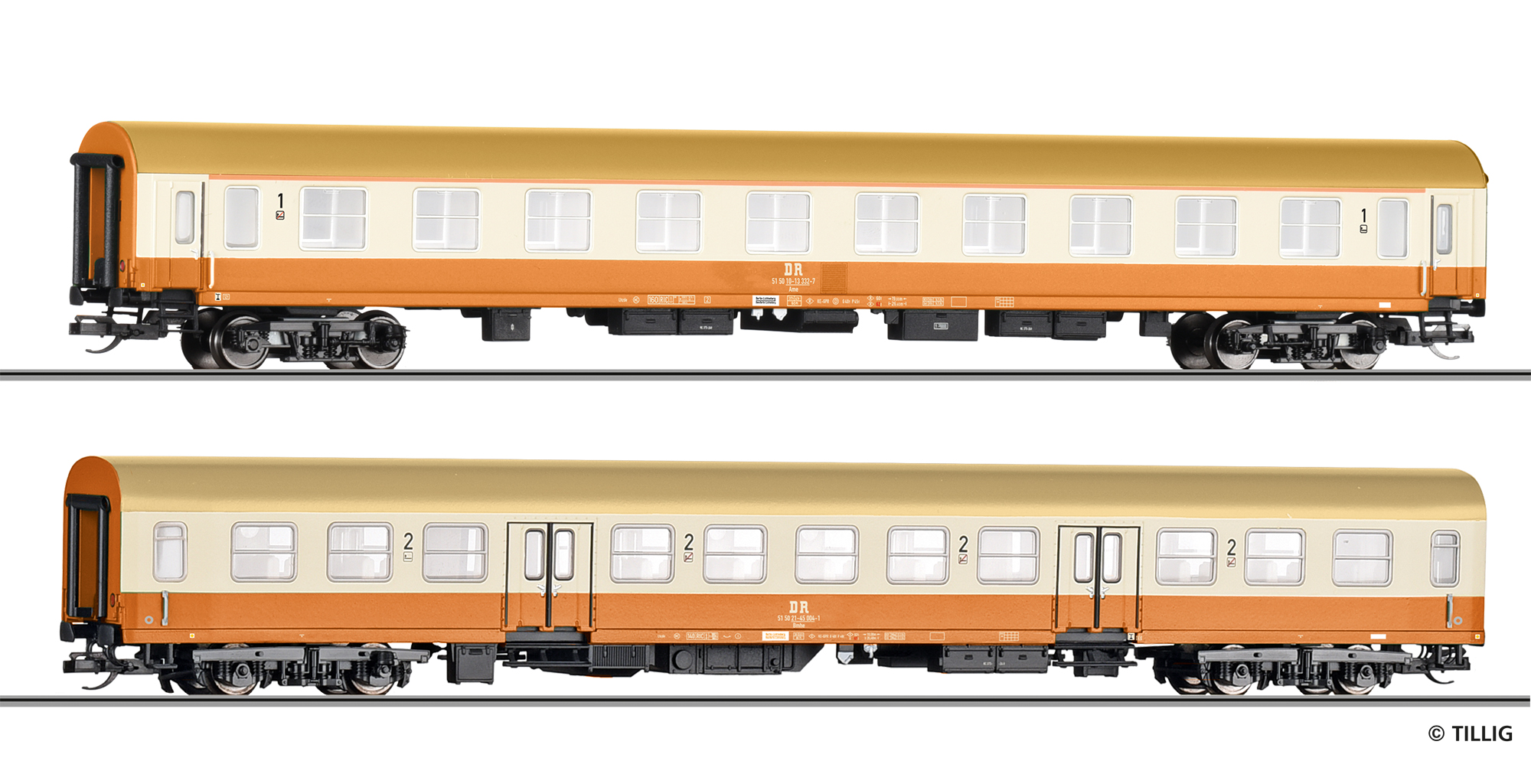 01123 Reisezugwagenset Städteexpress der DR,