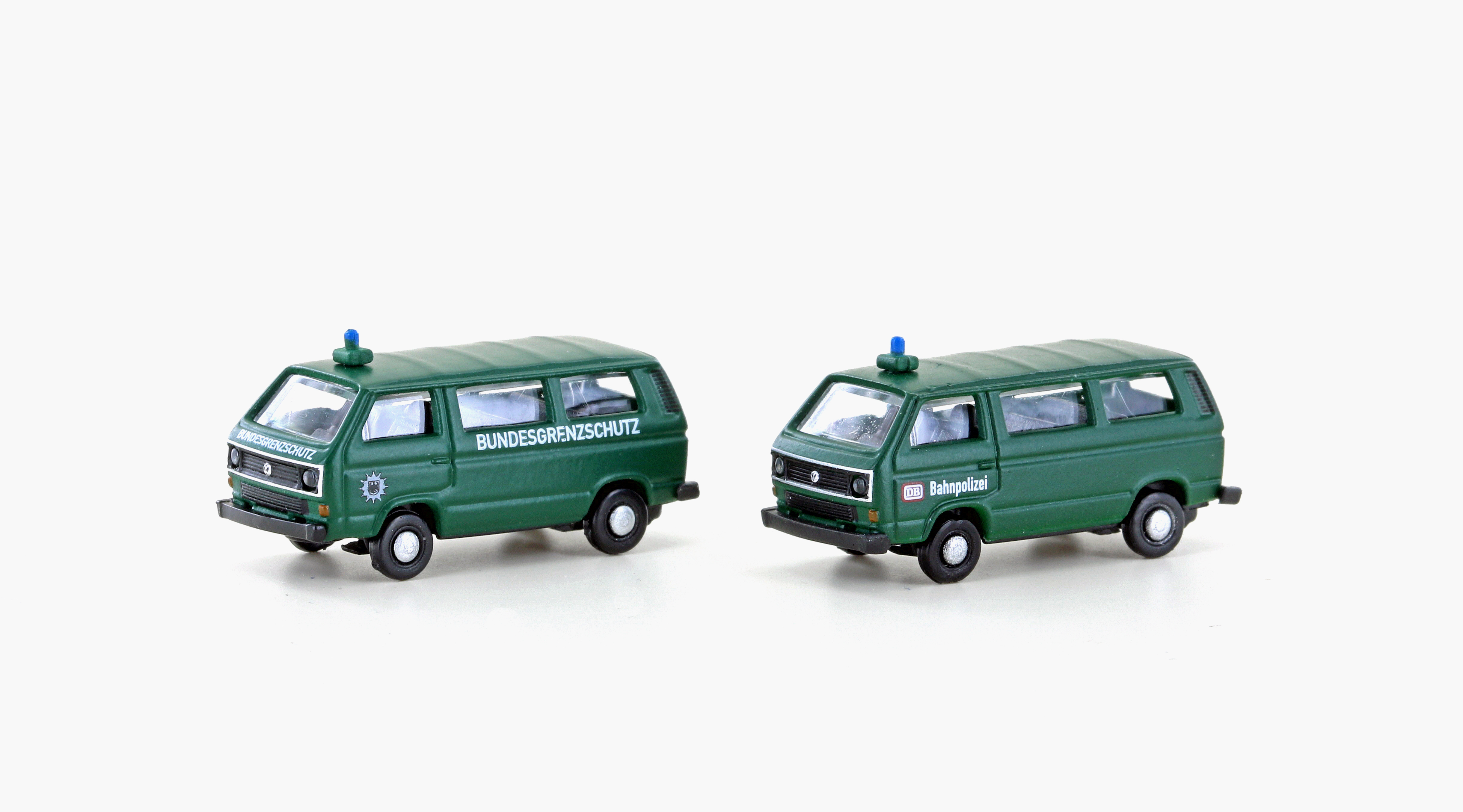 4353 VW T3 2er Set Bus BGS + Bahnpolizei