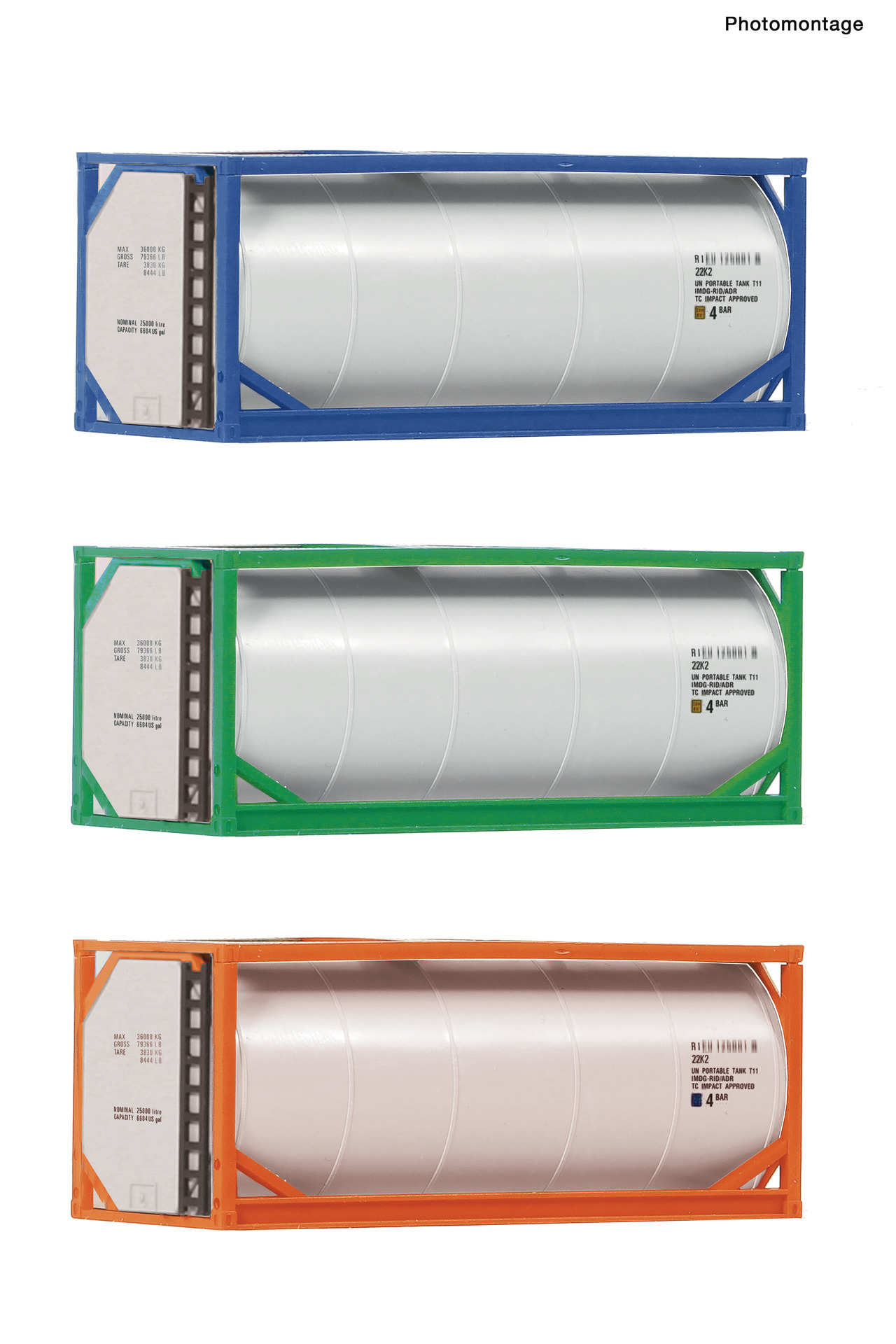 910120 20' Tank Container-Set 3-tlg Ep.4-6
