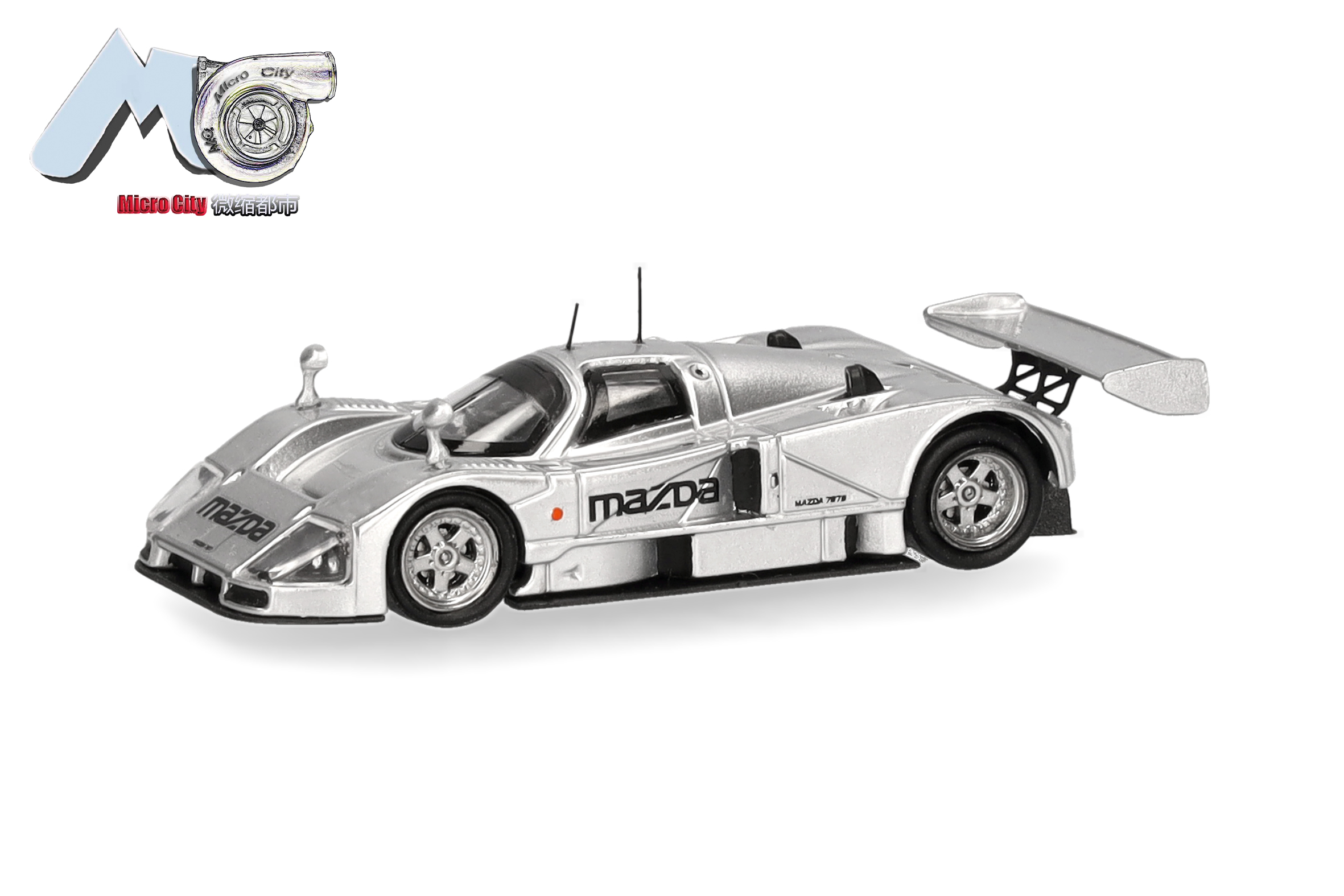 87MC000082 MicroCity: Mazda 787B silber