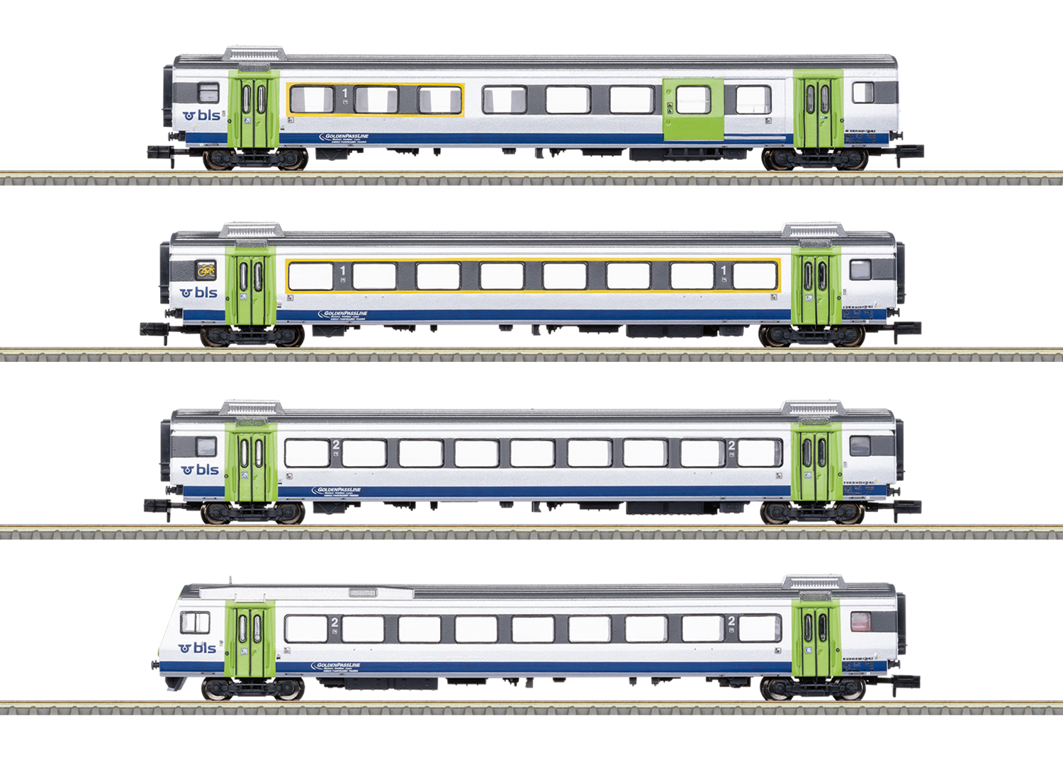 18293 BLS Wagen-Set 4tlg. "GoldenPass" Ep.6
