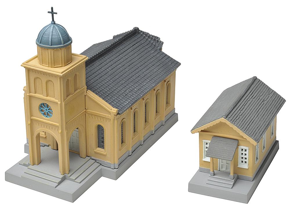 973483 Kirche mit Nebengebäude