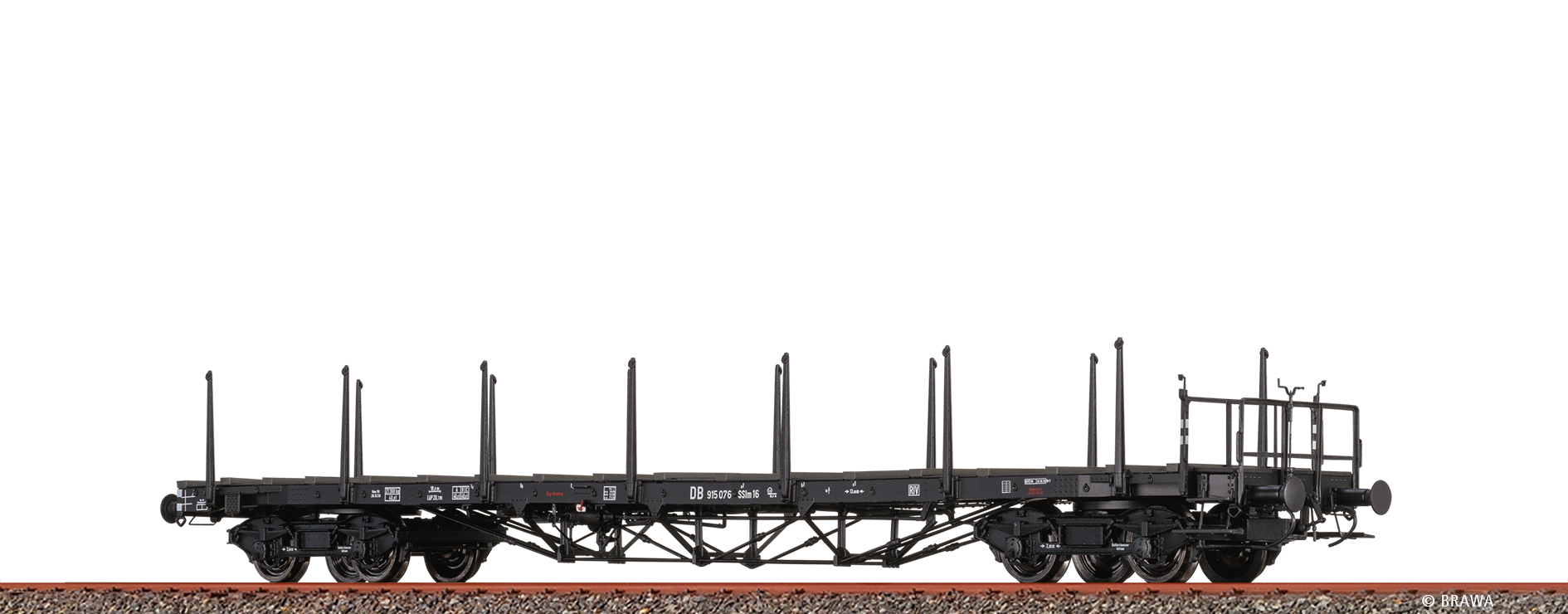 50651 DB Flachwagen SSlm16 4-achs. Ep.3