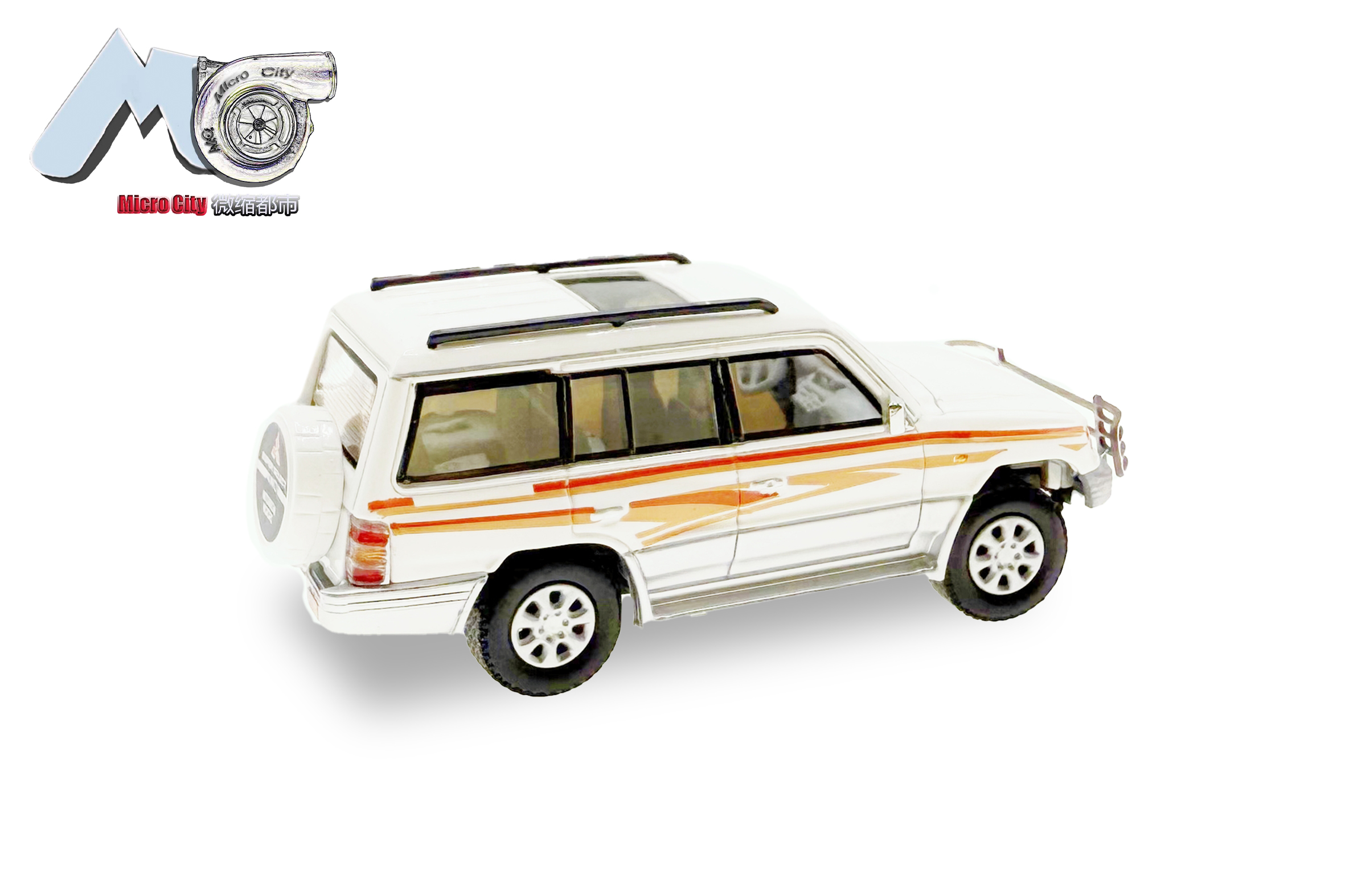 Herpa 87MC000043 MicroCity: Mitsubishi Pajero weiß