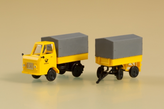 Auhagen 43662 Multicar M22 Post mit Anhänger