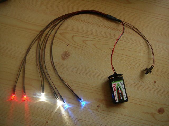 50033 LED Beleuchtung RC Tuning Unterbodenbel