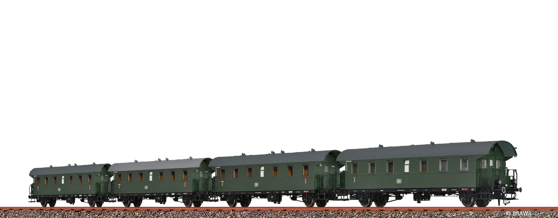 46776 DB Personenwagen 2-achs. Set 4-tlg. Ep.3
