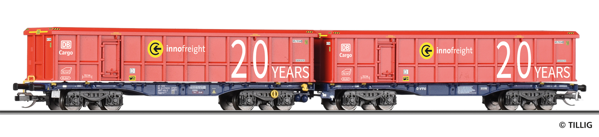 15084 Doppeltragwagen InnoWaggon der VTG
