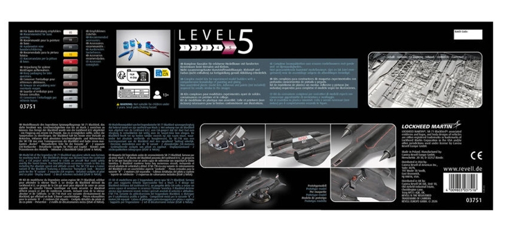 Revell 03751 Lockheed SR-71B Blackbird