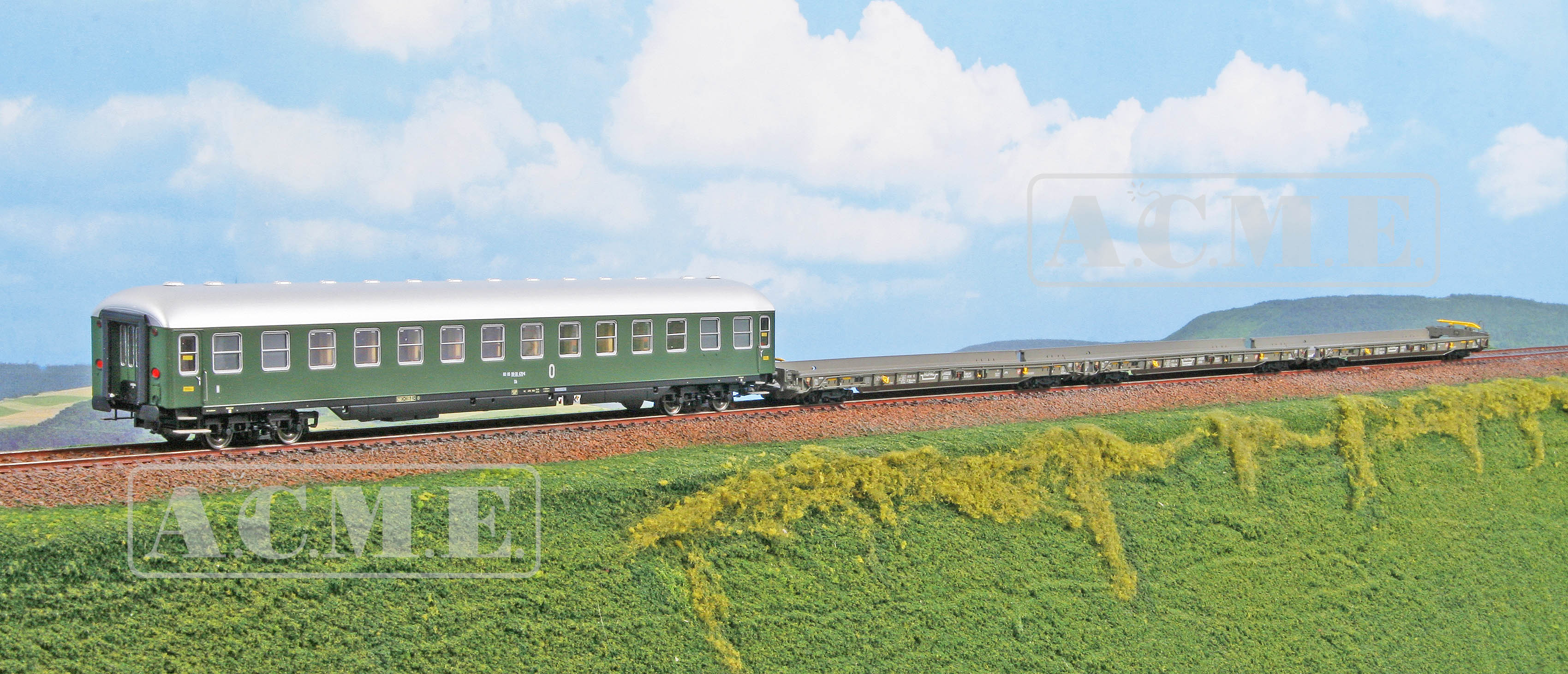 ACME 45167 HUPAC RoLa-Wagen-Set 4-tlg Ep.4