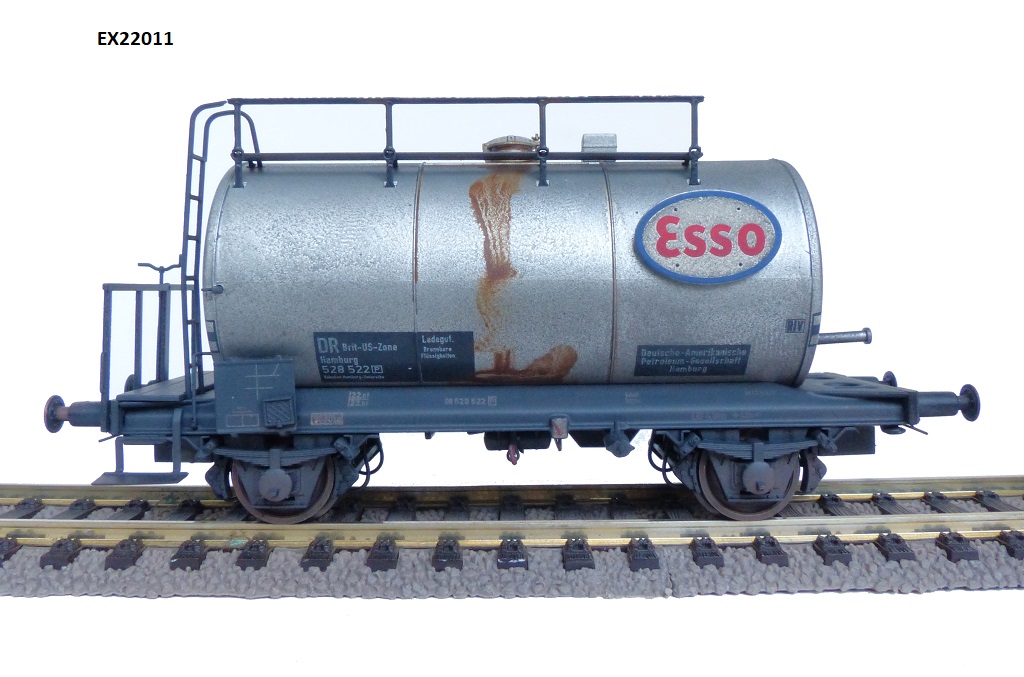 Exact-train 22011 DR Brit-US-Zone Kesselwagen "ESSO" Ep.3a