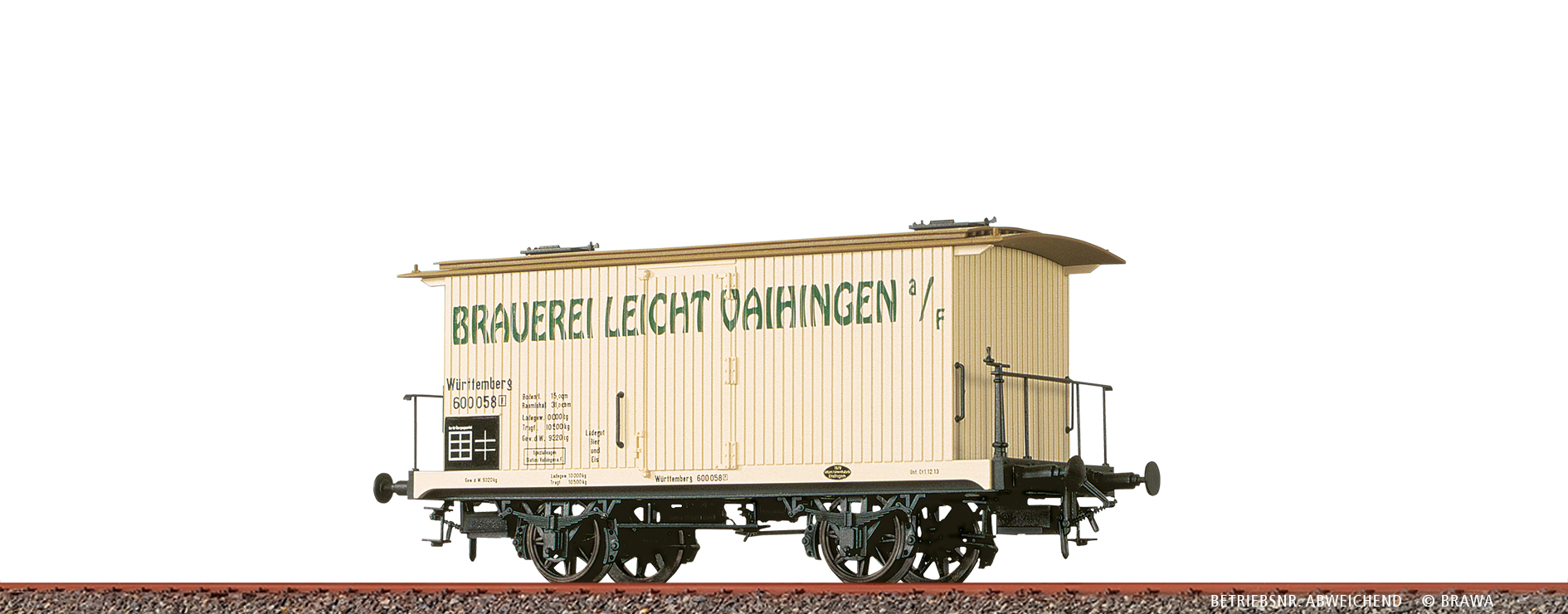 47730 K.W.St.E. Bierwg. "Brauerei Leicht" Ep.1