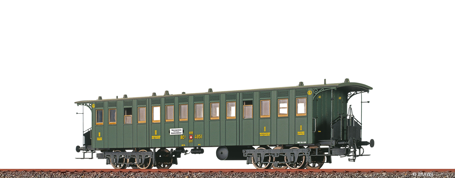 45713 SBB Personenwg. BC4 amerik. 4Achser Ep.2
