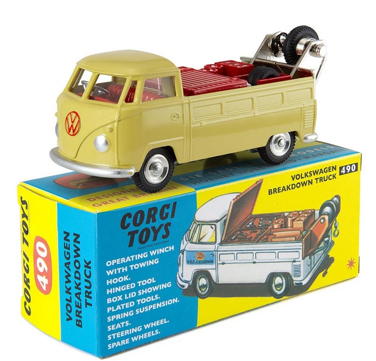 CD54321038 (No.490) VW T1/2b PickUp Abschleppwg.