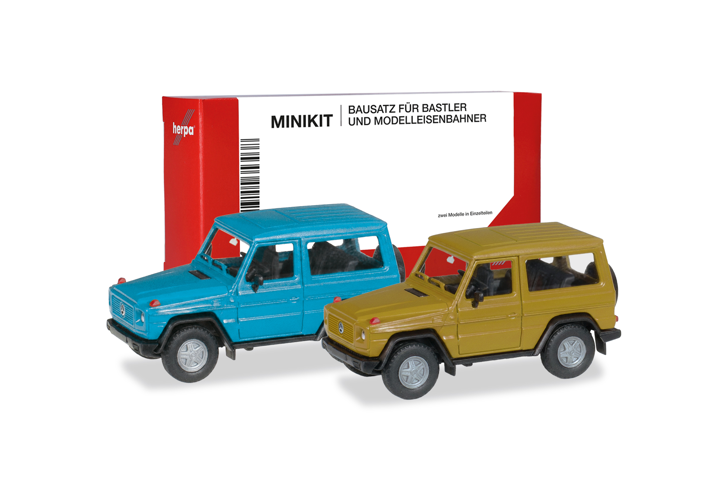 012645-009 MiniKit: MB G-Modell (kurz) blau/gelb