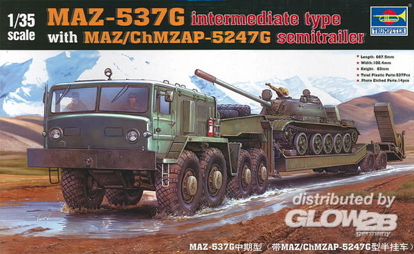 Trumpeter 750211 MAZ-537G Intermediate Type
