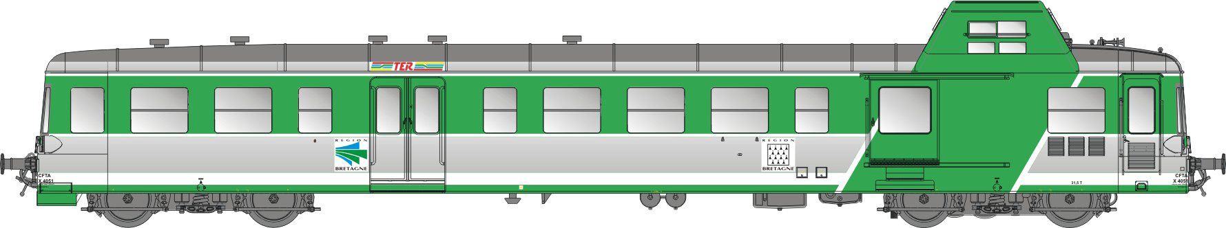 90131DC CFTA Triebwagen X4051 Ep.5