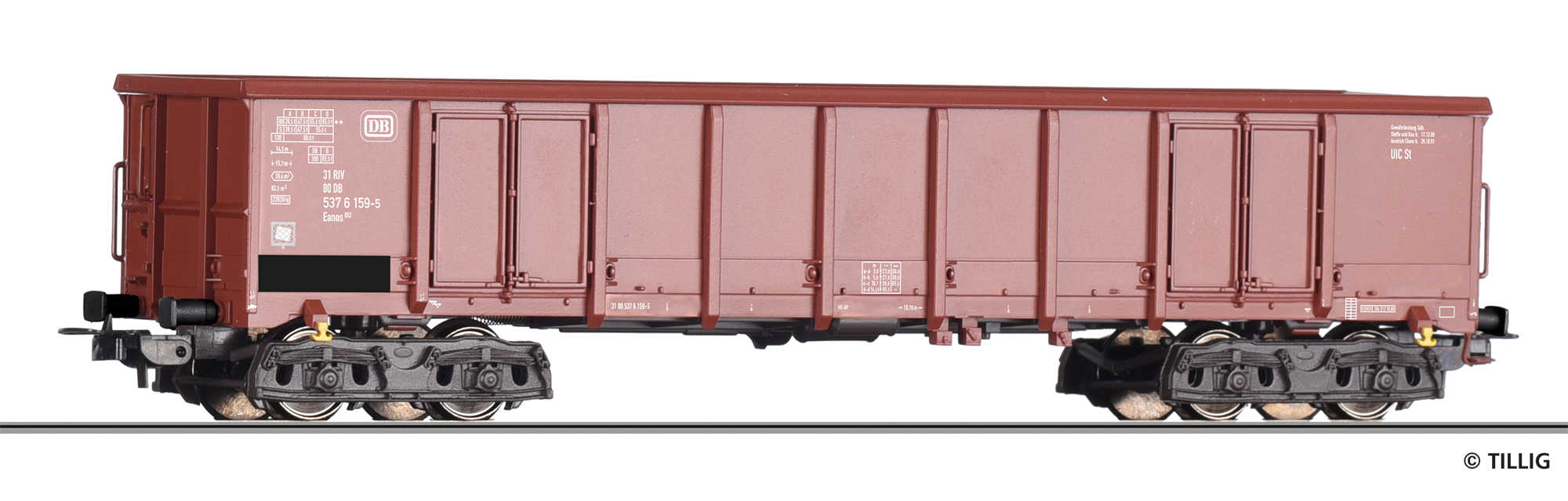 77032 DB offener Güterwagen Eanos 052 Ep.4
