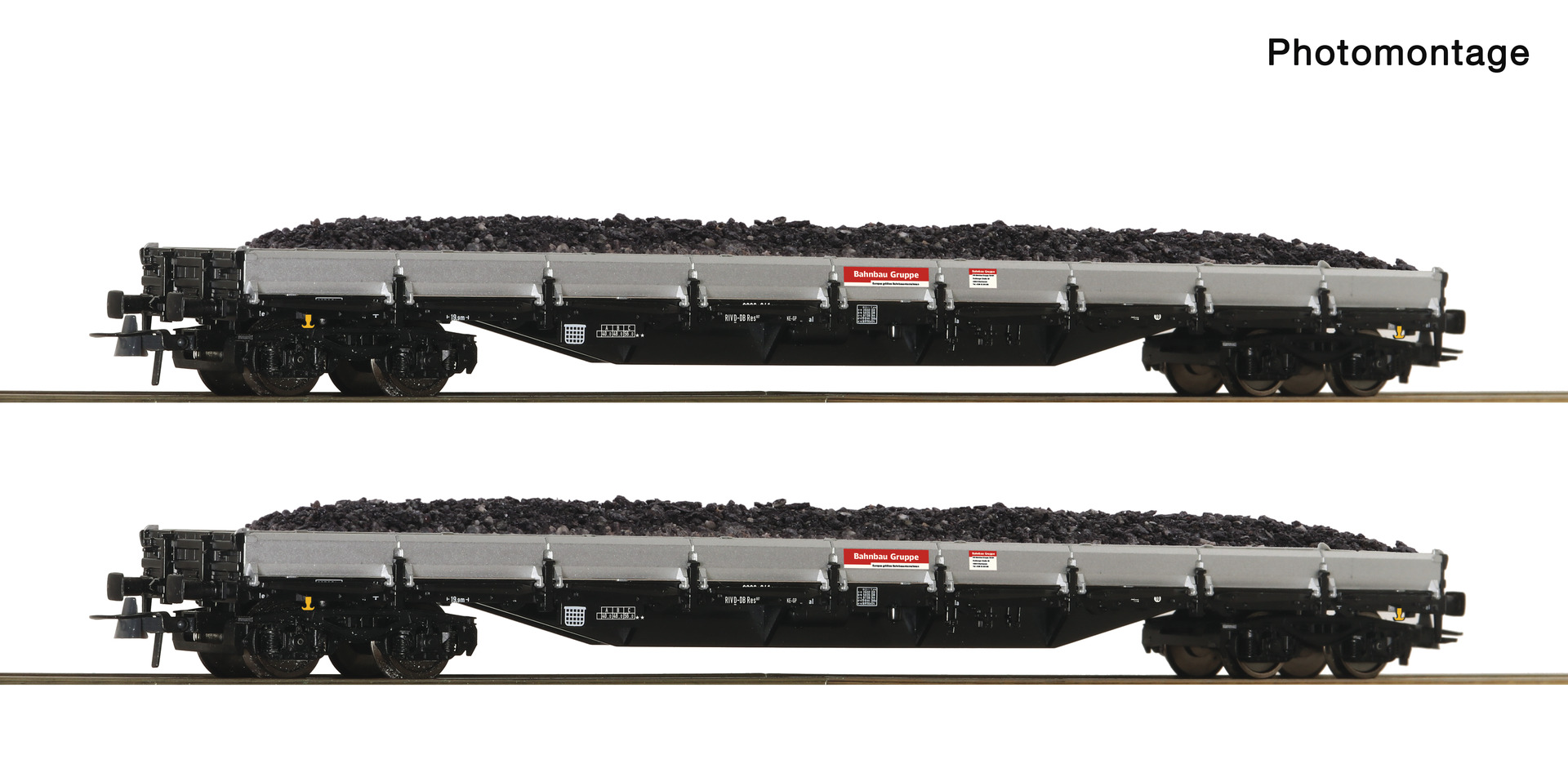 6600374 DB Bahnbau Rungenwagen-Set 3-tlg. Ep.6