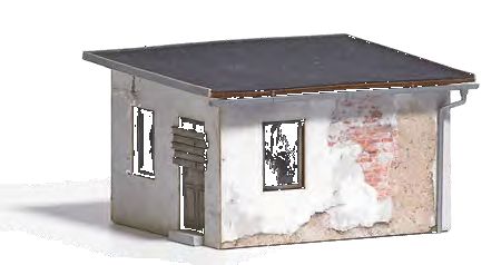 1952 Alter Schrankenposten H0