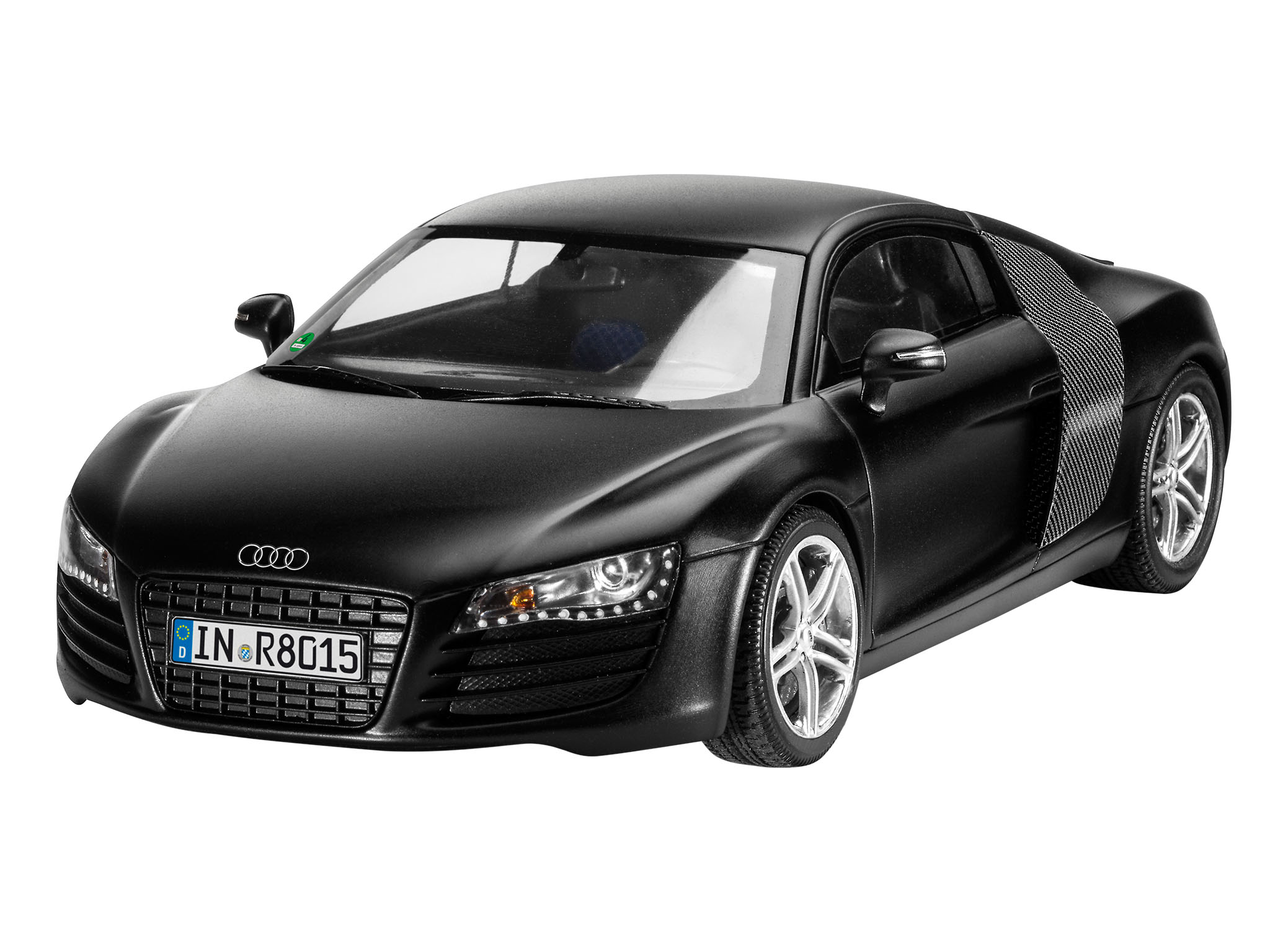 Revell 07057 Audi R8 matt schwarz