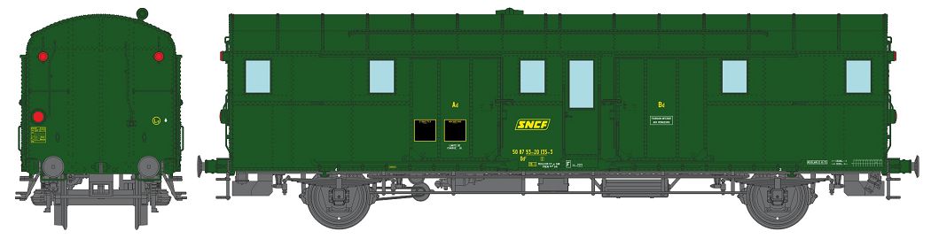 VB-319 SNCF Gepäckwagen 2-achs Ep.4