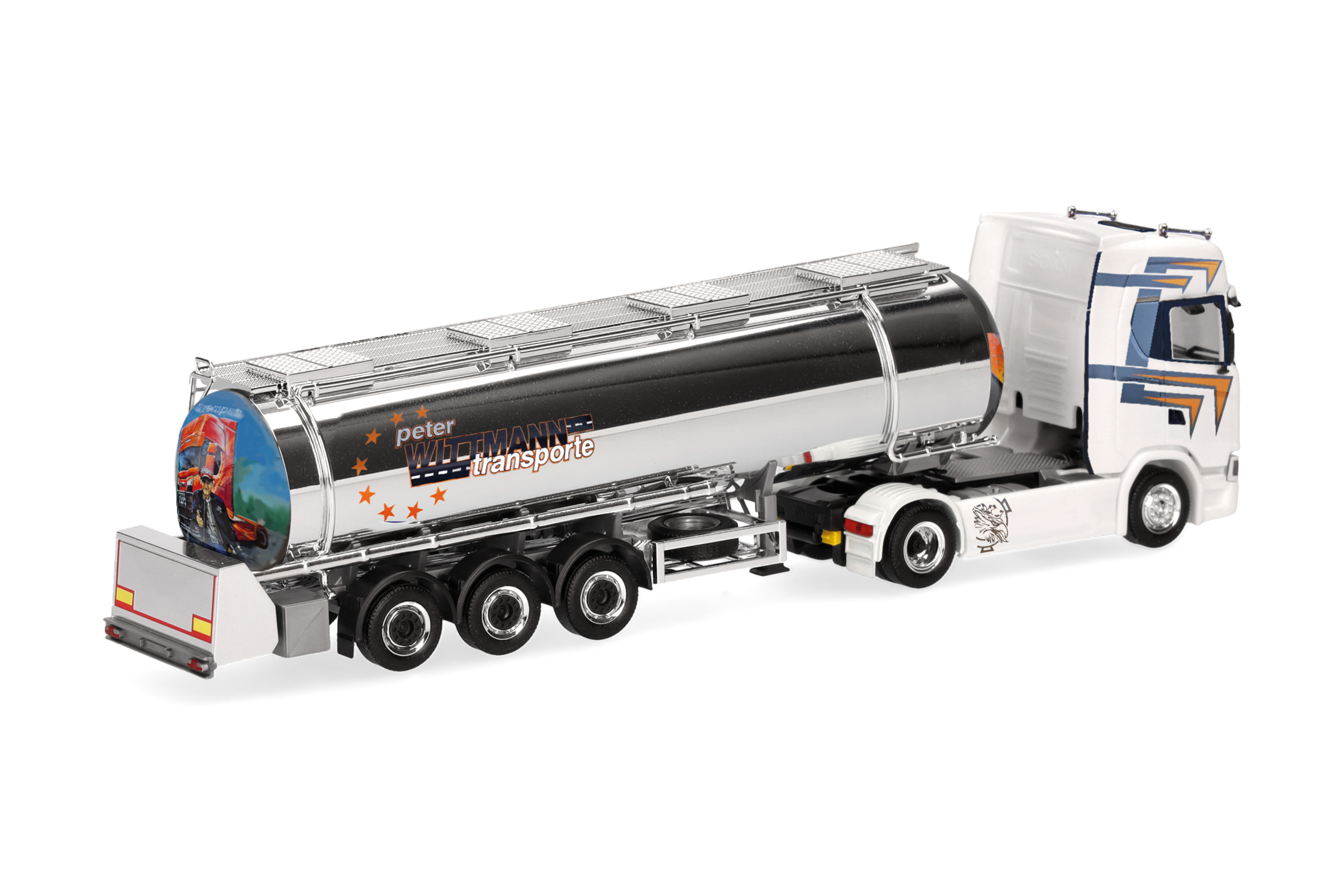 Herpa 321037 Scania CS20 HD Chrom-Ta-SZ Wittmann
