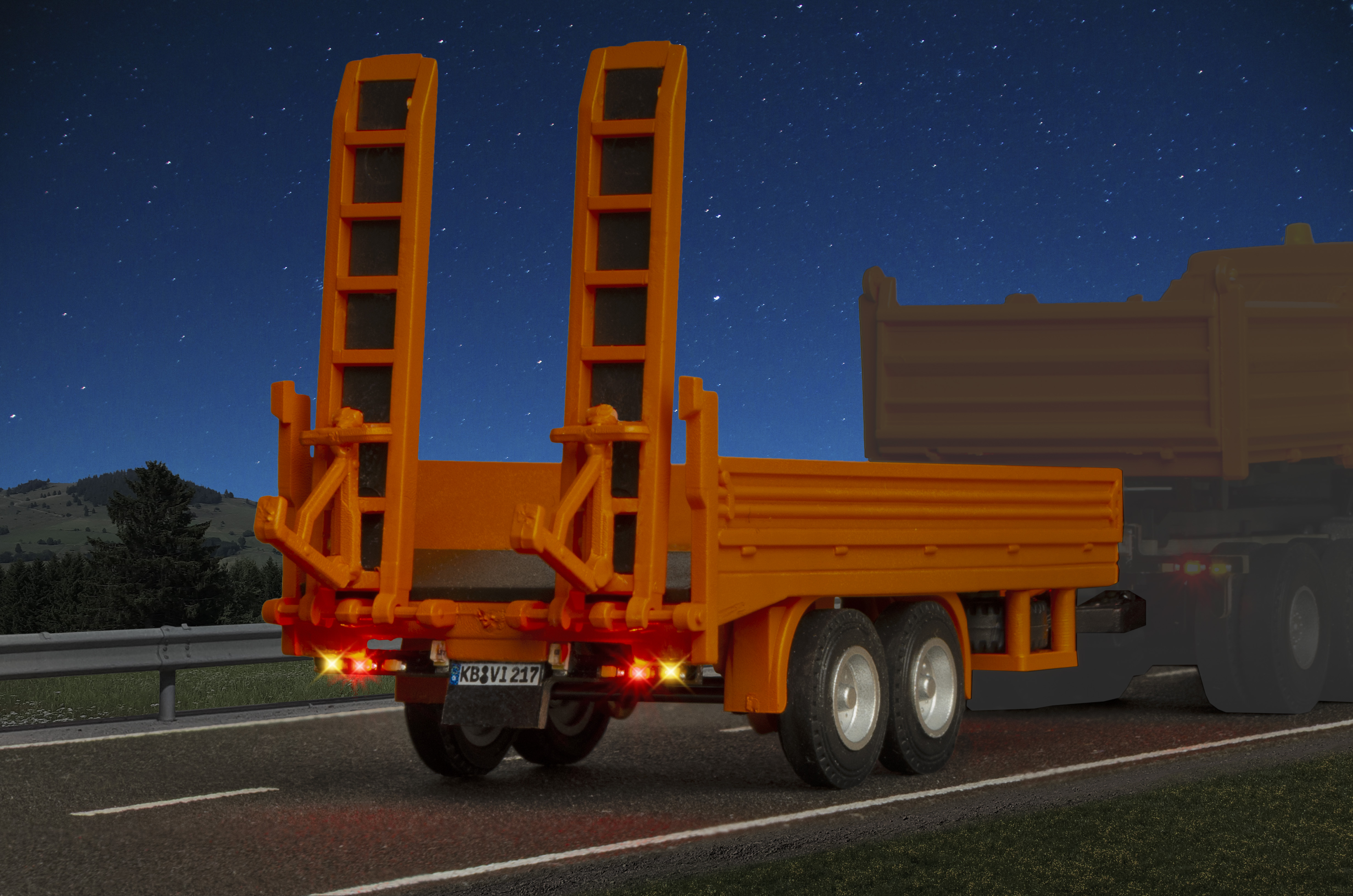 Viessmann 8217 CarMotion: Tandem-Tieflade-Anhänger