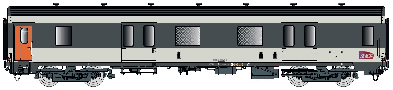 31234 SNCF Corail Packwagen MC76 Dd2 Ep.6