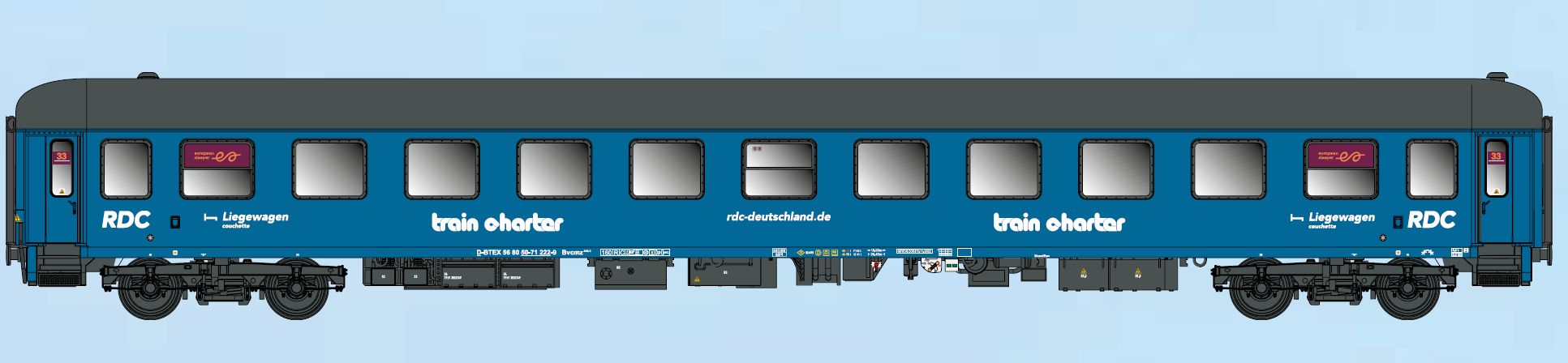 ACME 55390 Train Charter Schlafwagen-Set 3-tlg Ep.6