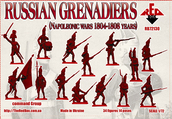 RB72130 Russian grenadiers, 1804-1808