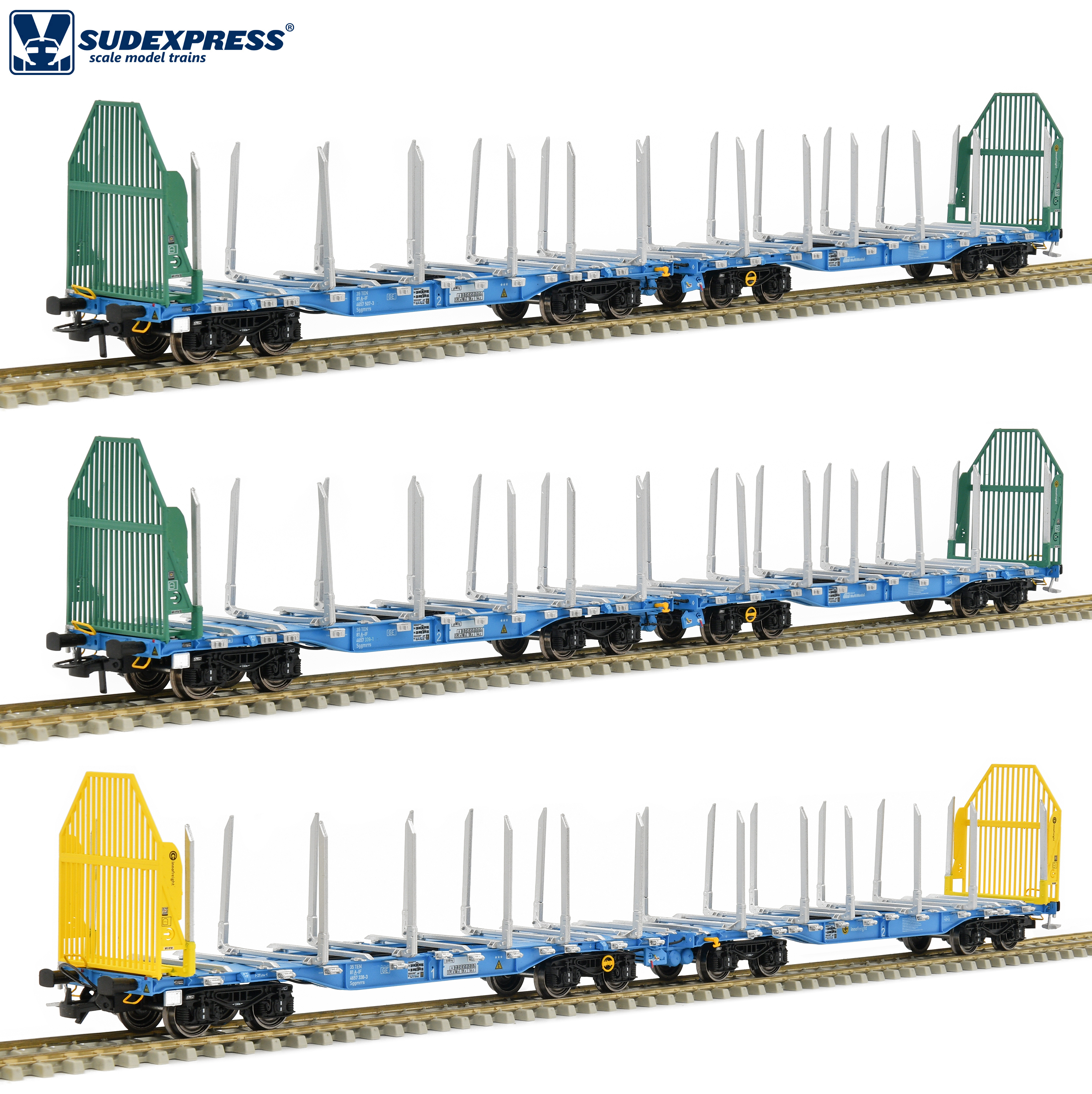Sudexpress S4657002 Innofreight Doppeltragwagen-Set Ep.6