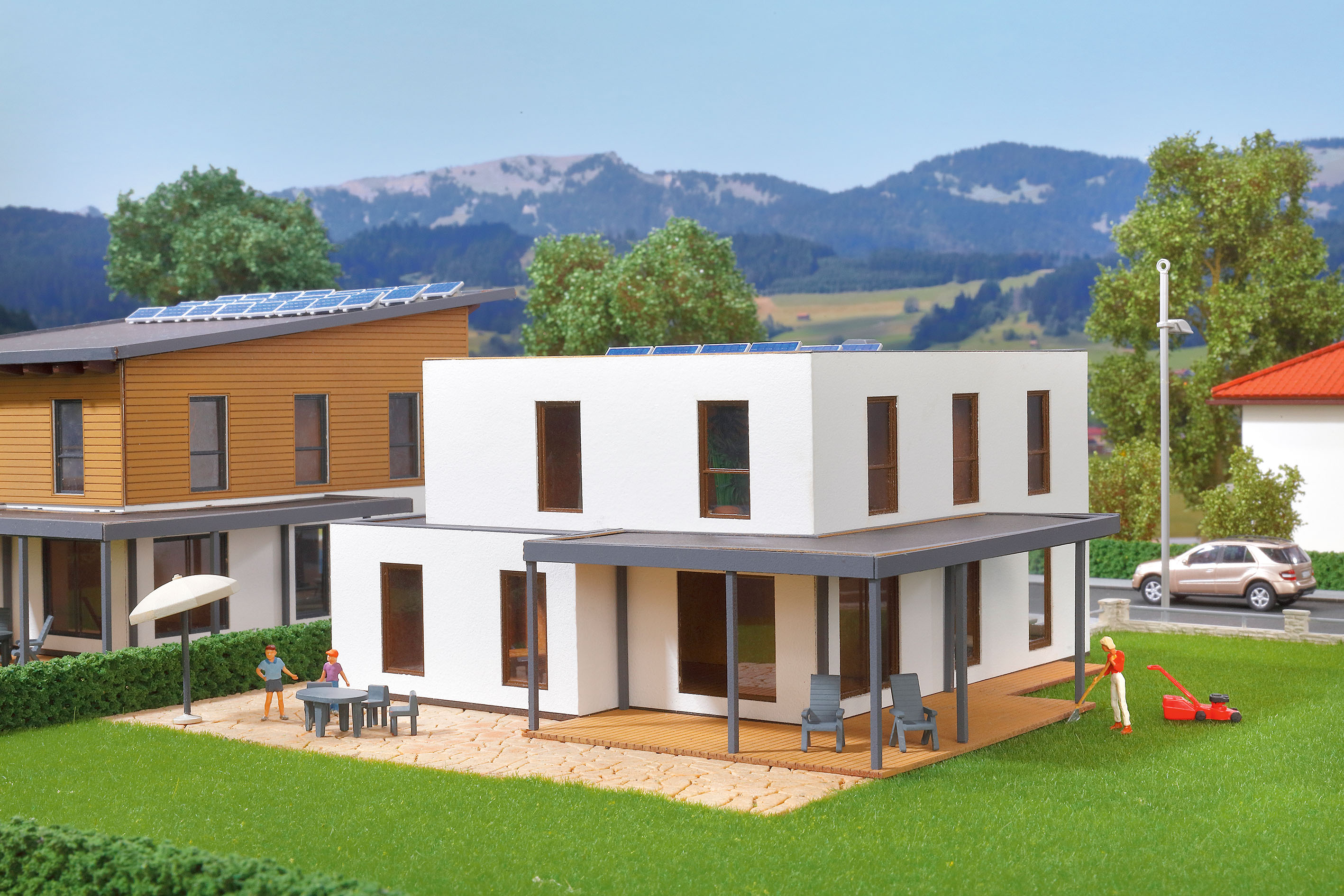 38339 H0 Kubushaus Lina mit Terrass