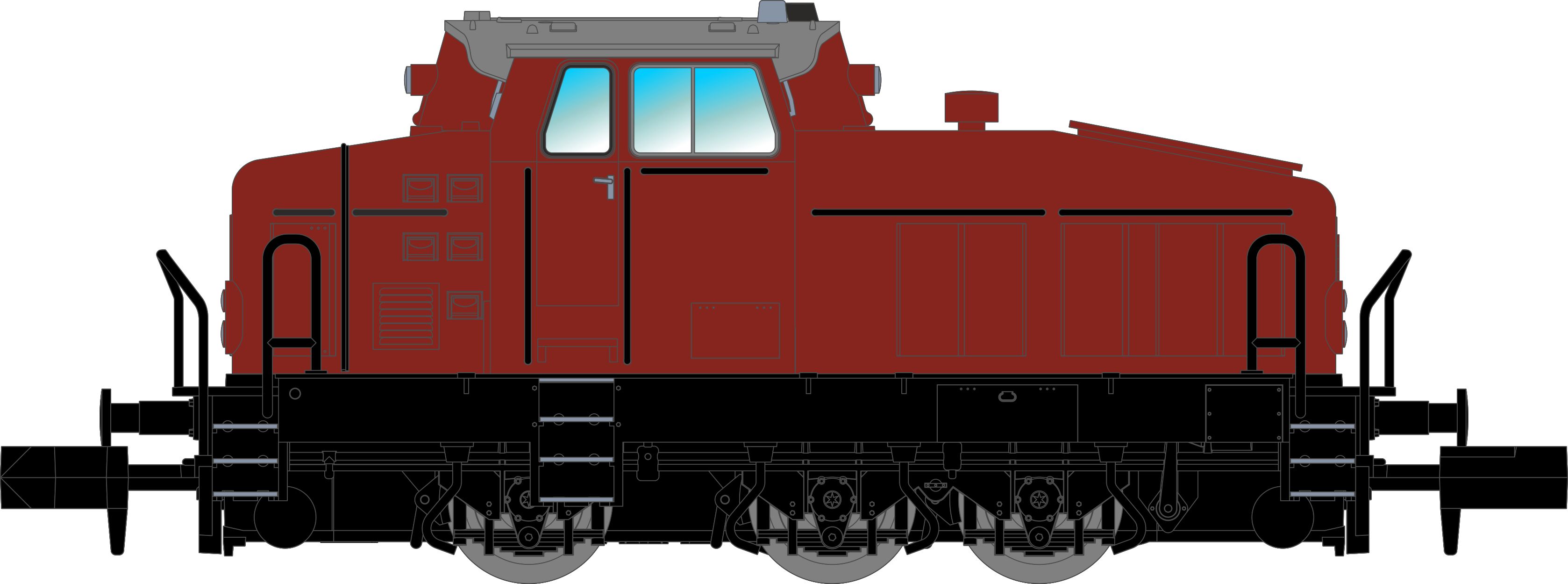 NME 123304 Diesellok DHG 700C dunkelrot Ep.3-6