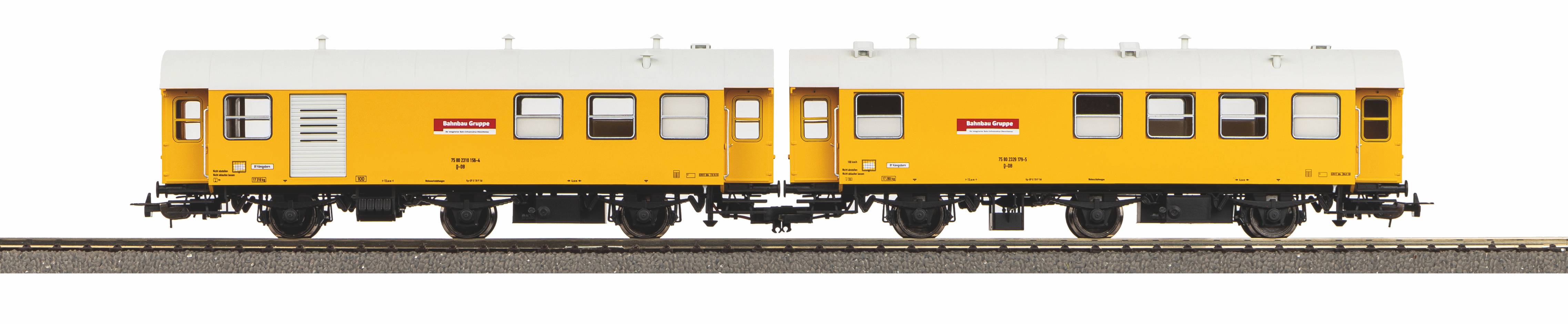 Piko 55919 DBAG Wohn/Werkstattwagen-Set Ep.6 AC