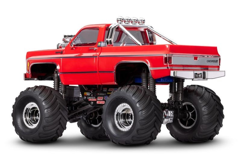 TRAXXAS TRX98064-1-RED TRAXXAS TRX-4MT Chevy K10 4x4 rot 1/18