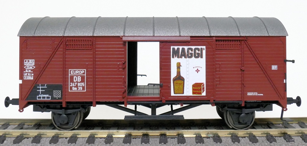 Exact-train 23402 DB Maggi gedeckter Güterwagen Ep.4