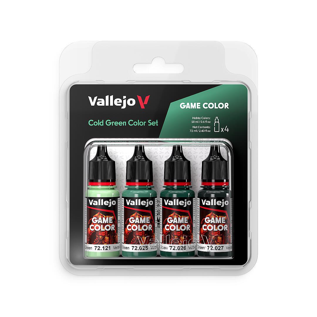 72383 Farb-Set Kalt-Grün, 4x 18 ml