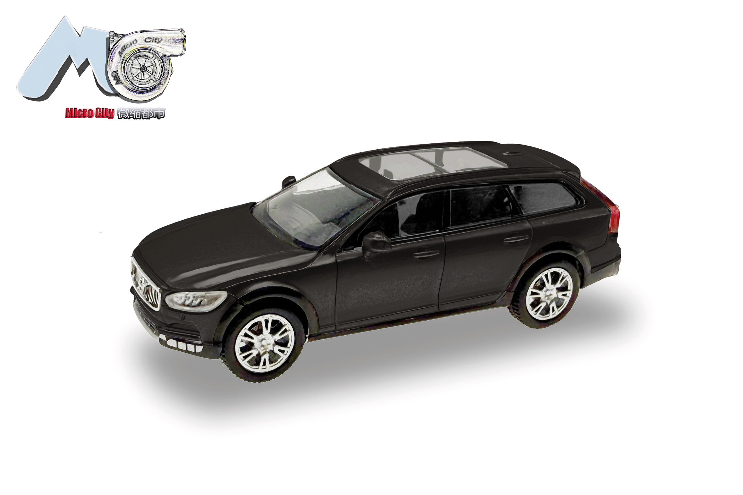 87MC000032 MicroCity: Volvo V90 schwarz
