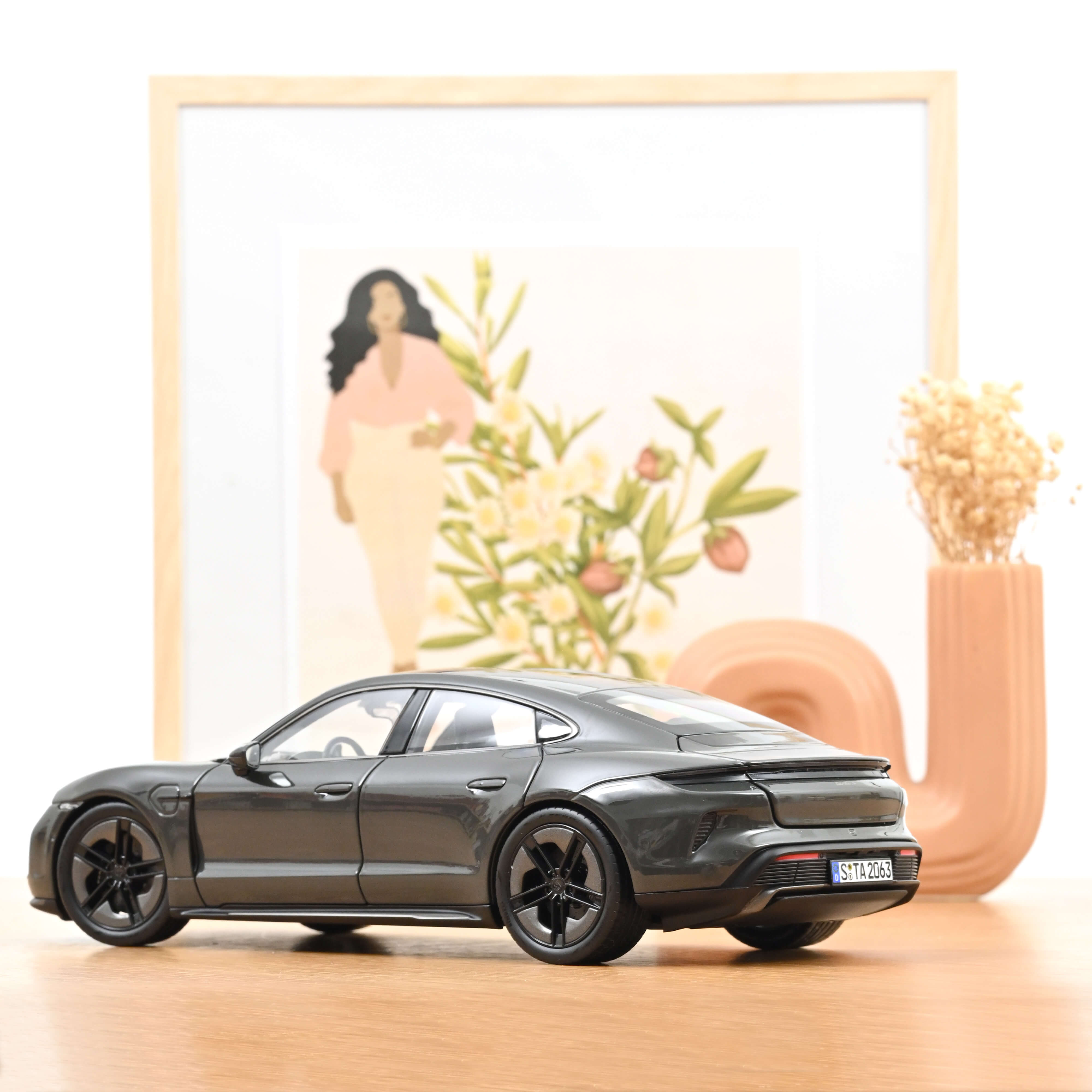 Norev 187654 Porsche Taycan Turbo S slate grey (2024)