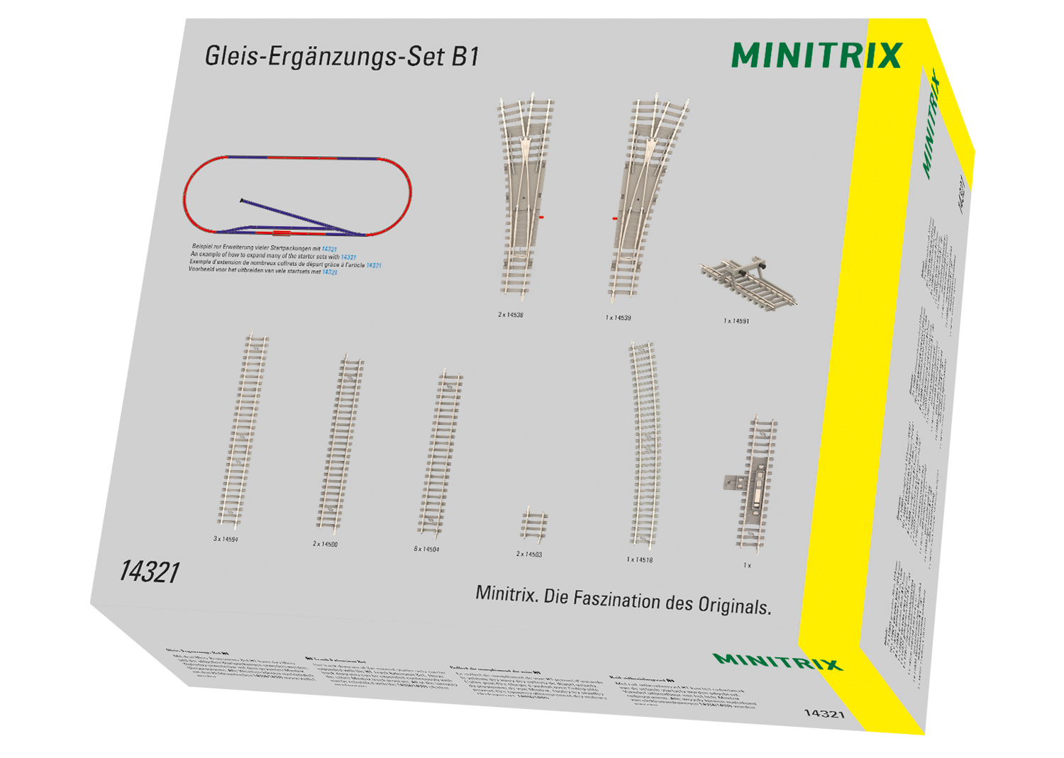 14321 Gleis-Ergänzungspackung B1