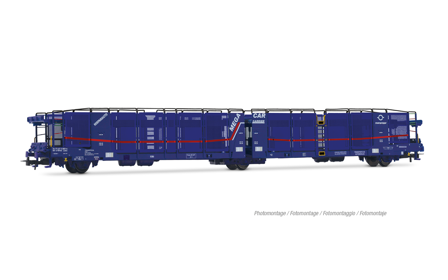 HJ6316 TRANSFESA/Hispanauto, 3-achs. Autotrans