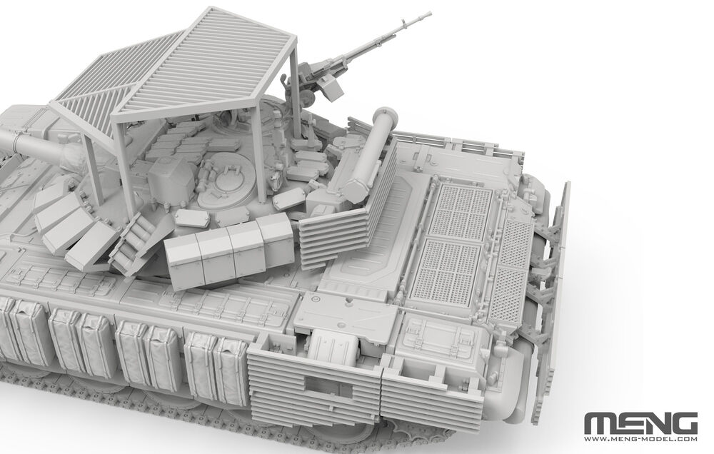 MENG 72-015 Russian Main Battle Tank T-72B3M w/Roof